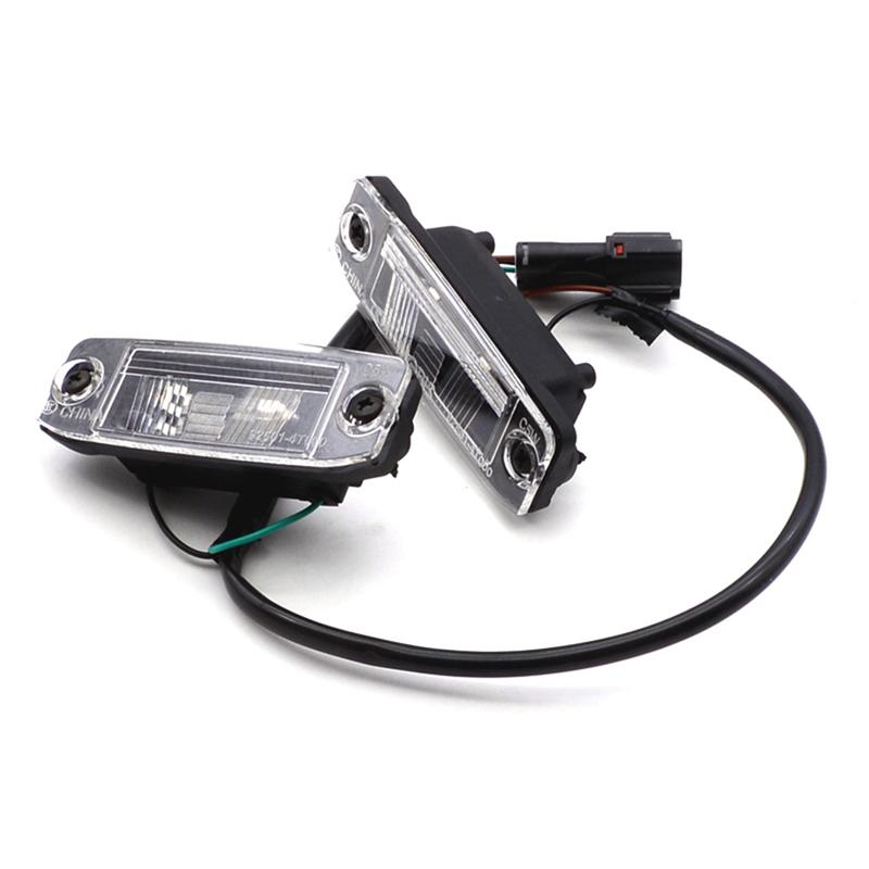 1 Piece Trunk License Plate Light Rear License Plate Light Parts Accessories For Kia Sorento 2011-2013 925012P000-A61E чёрный