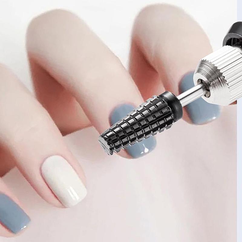 

Black Ceramic Nail Grinding Head Polishing Grinding Nail Electric Manicure Tool Cuticle Nail Sander Drill Bit Accessories