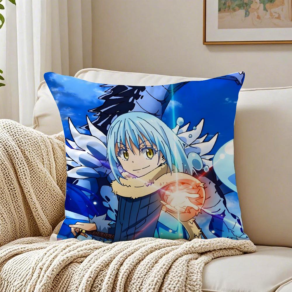 Anime That Time I Got Reincarnated as a Slime Kissenbezug Kissenhülle Milbenschutz Wohnzimmer Sofa Dekor Kissen Zimmer
