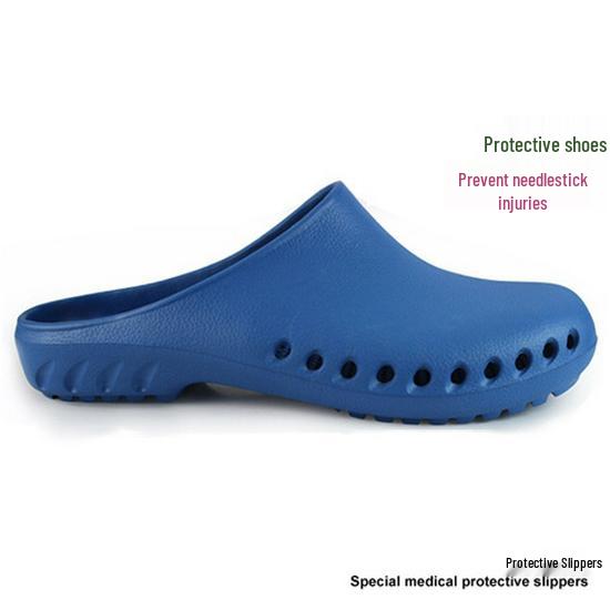 Anti-Slip EVA Rubber Sole Laboratory Slippers for Doctors