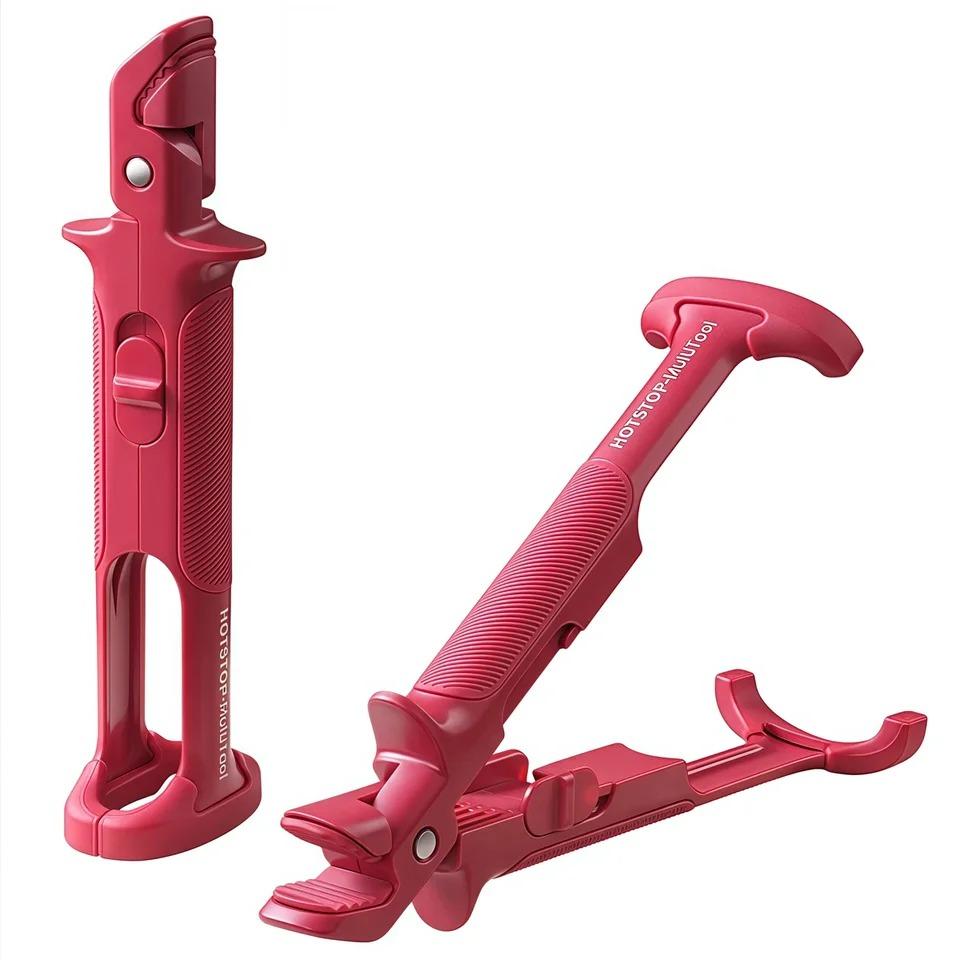 Nový 2v1 Multifunkční Klip na misku proti opaření Jídlové misky Kleště Silikonový Kuchyňský Klip na misku Nádobí Odolný Protiskluzový Úchyt Klip proti horku Kuchyňský