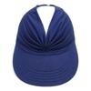 Empty Top Women Beach Sun Hat Wide Brim Outdoor Sports Hat Solid Color Baseball Cap  Outdoor Sport