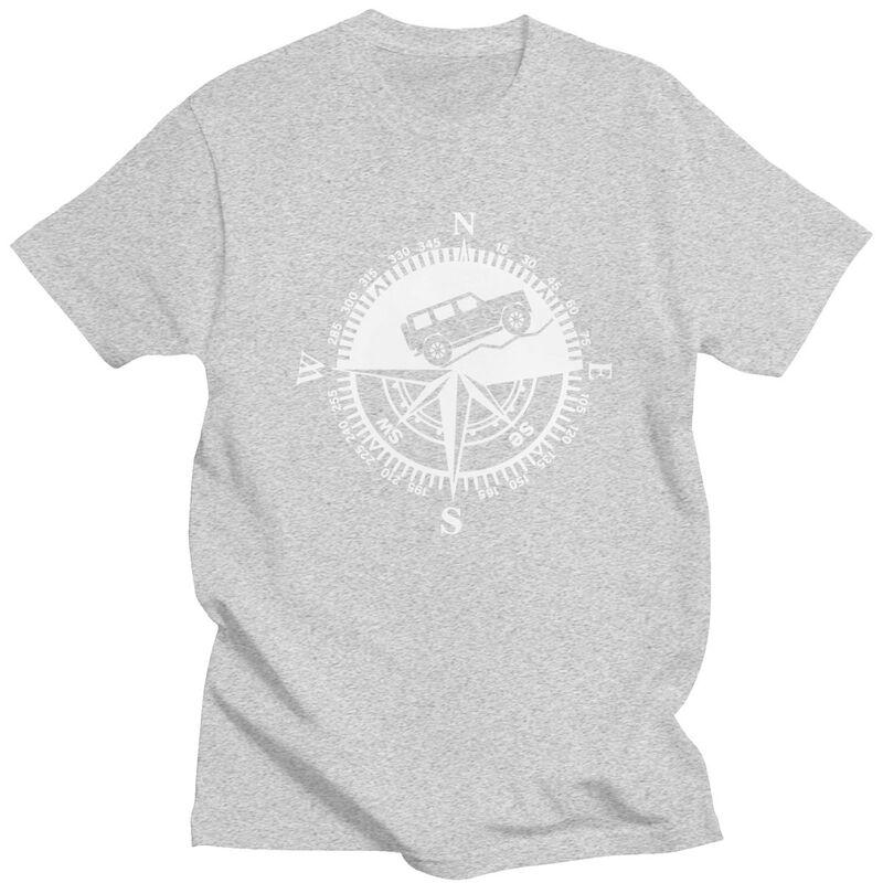 Custom Classic Adventure Offroad Mountain Compass T Shirts Men ShortSleeve Tshirts Streetwear Tee Slim Fit Tshirt Merch