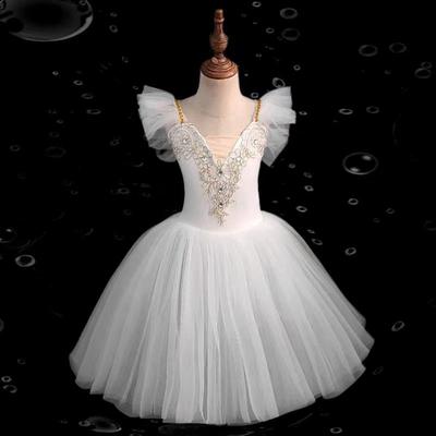 Ballet Dress For Girls Kids Romantic Tutu Performance Clothing Ballerina Dress Contemporary Dance Costumes