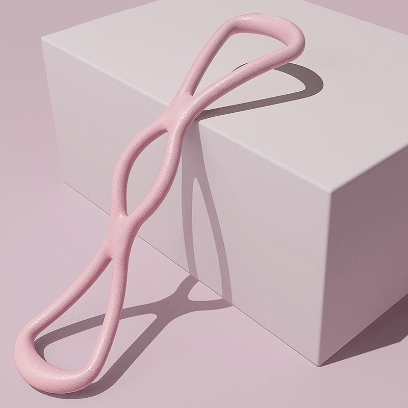 Эластичная лента-восьмерка для йоги, для красивой спины, плеч и расширения грудной клетки