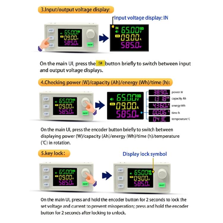 High Performances Power Supply Module Unit, Precise Voltages Adjustment Suitable for Electronic Development&Maintenance