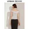 UR Women's Ballet Style Off-Shoulder Knit Top