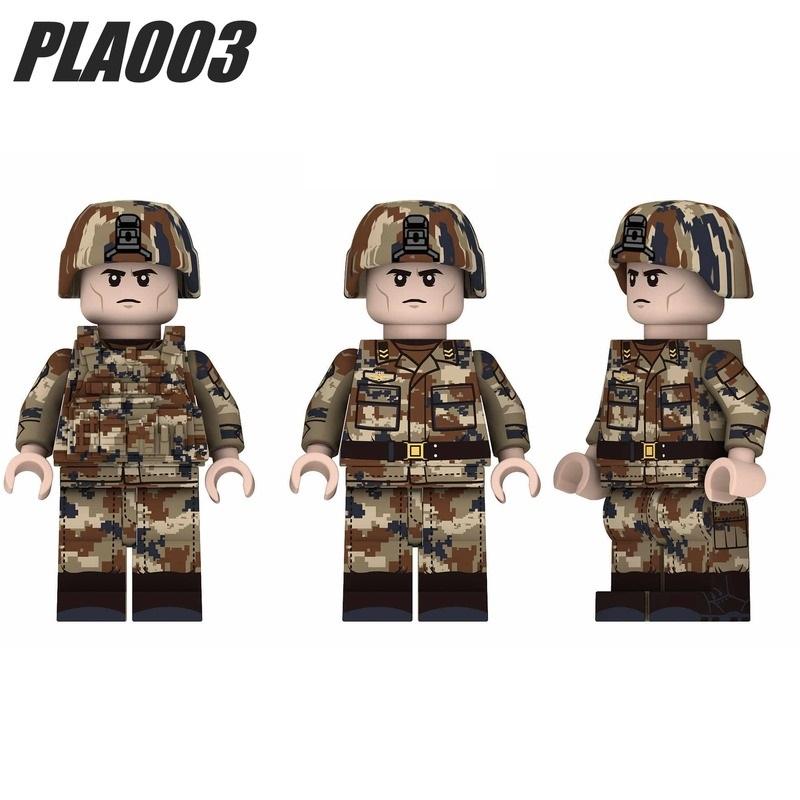 Army Border Patrol Military Mini Figures Building Blocks Toys