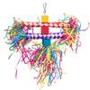 5 Pack Bird Chewing Toys Colorful Foraging Shredding Toy Wood Blocks Hanging for Cage for Cockatiel Conure African for G