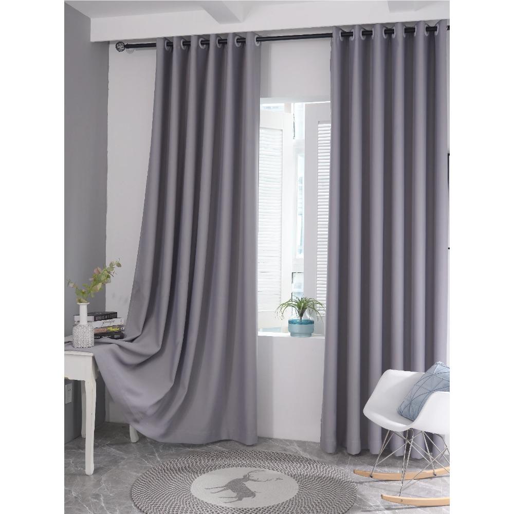 1 Stück 90 % Verdunkelungsvorhänge mit Ösen für Schlafzimmer und Wohnzimmer mit hoher Lichtblockierungswirkung und hohem Schattierungsvorhang