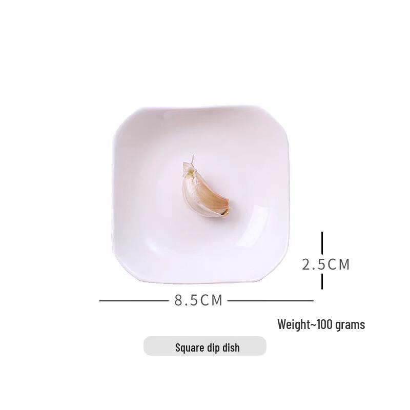 Linpan Two-Grid Bone China Octagonal Dipping Dish