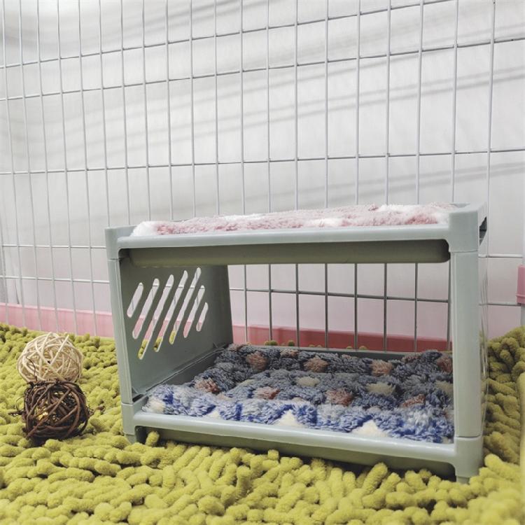 Piętrowe łóżko dla chomika Kącik dla małych zwierząt Ciepły domek-gniazdo Akcesoria