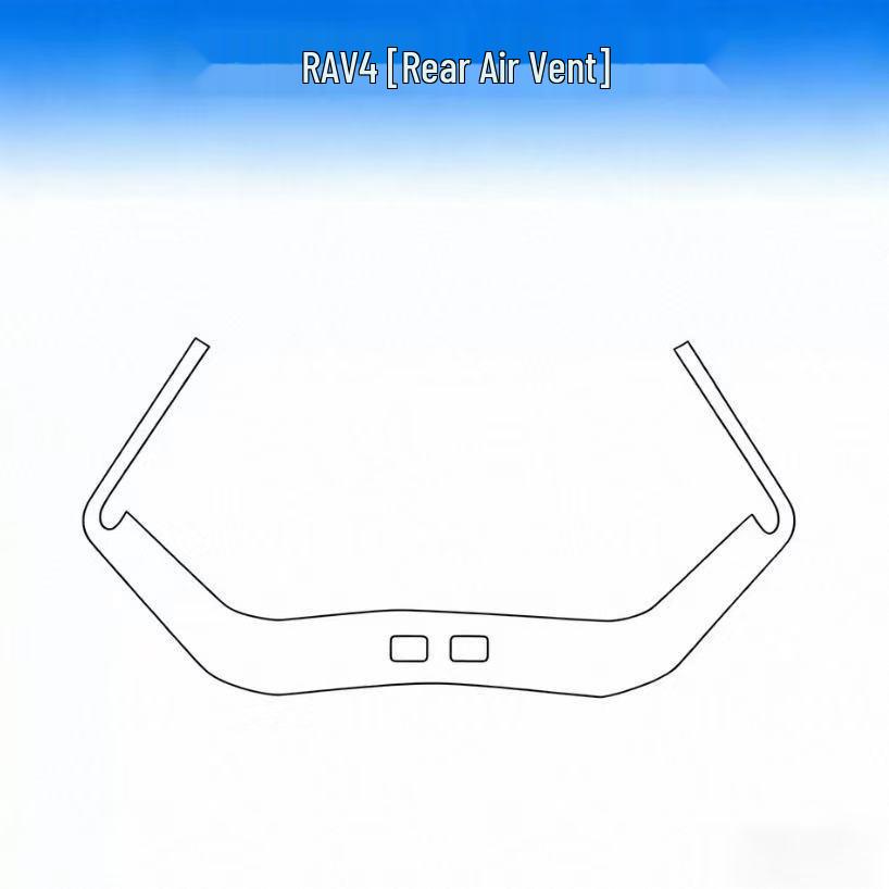

Fits 26 Toyota RAV4 Models: Center Console Gear Shift Protective Film for Interior Modification