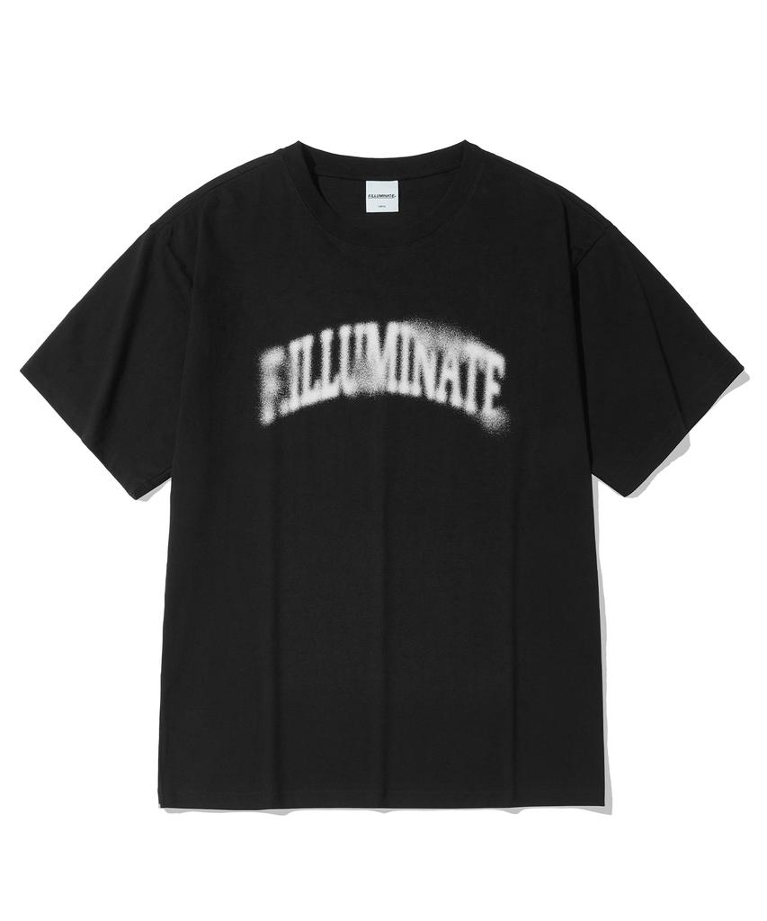 FILLUMINATE Dtp Arch Blur Round T-Shirt - Black
