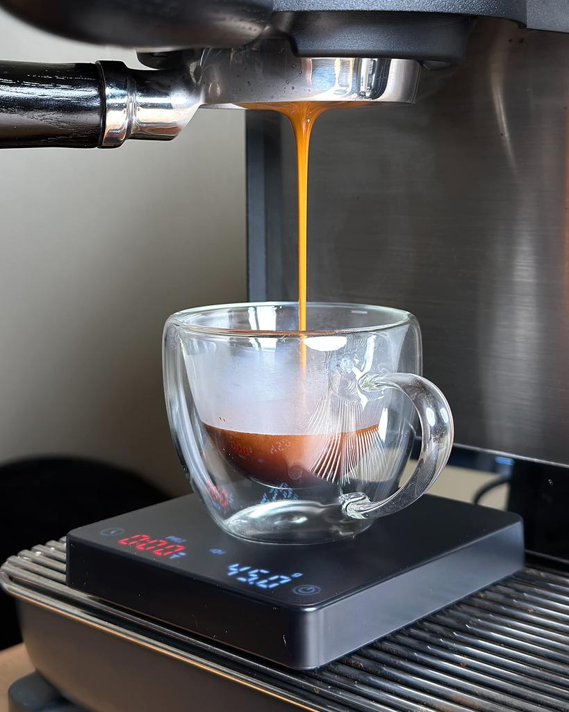 MiiCoffee Nano Coffee Scale with Timer, Espresso Scale with Automatic Tare, Touch Sensor, Silicone Cover