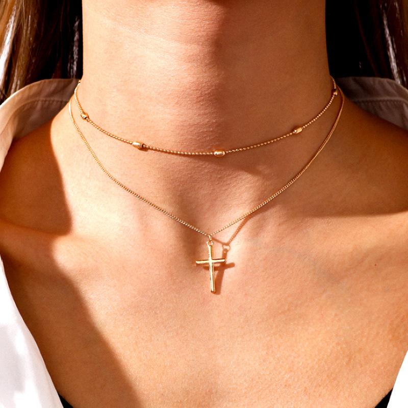 Punk Creativity Goth Red Color Love Heart Necklace Female Hip Hop Accessories All-match Personality Clavicle Chain Charm Jewerly