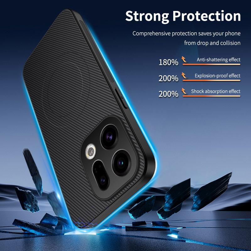 For OPPO Find X9 Anti Shock Magnetic Full Protectice Cover For Oppo Find X9 Pro Shockproof Armor Men's Phone Case Find X9 Pro