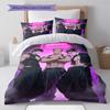 Jujutsu Kaisen Graphic Duvet Cover Set Bedding Polyester Comforter Cover Pillowcase Twin Full Queen Zipper -QJY