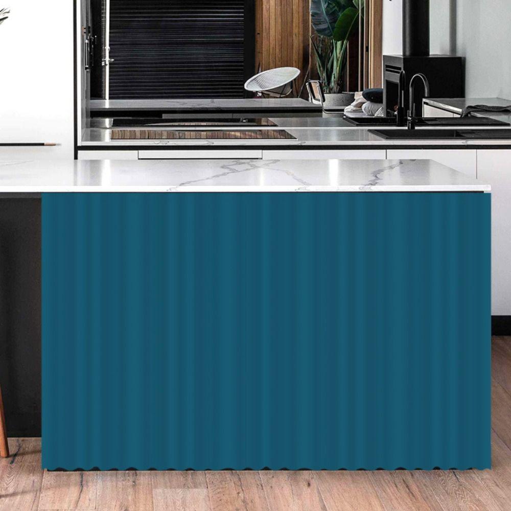 Dustproof Cloth Cupboard Curtain Self-Adhesive Bookcases Curtains Kitchen Cabinet Curtain For Home