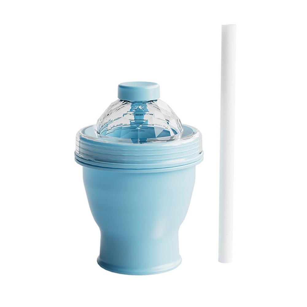 

Food Grade Folding Ice Ball Cup Collapsible Ice Sphere Making Cup for Summer Party Outings синий