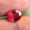 Rubis Rouge Naturel Certifié Forme Ovale 10x7mm Pierre Précieuse Libre Pour la Fête des Mères