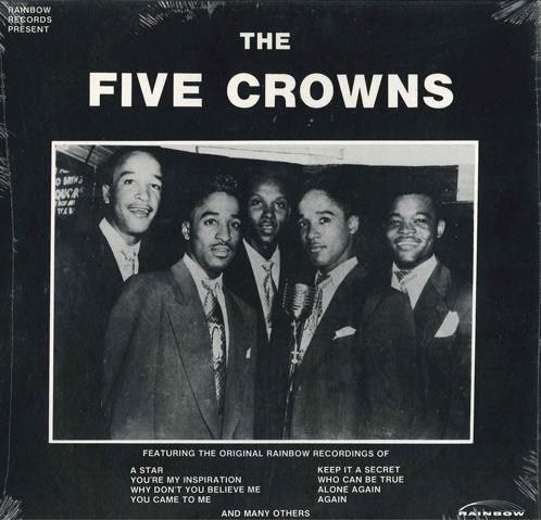 

LP Record FIVE CROWNS - The Rainbow Sessions 5030 Rainbow Records US Soul/Funk
