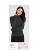 Women's Hyaluronic Acid Thermal Slimming Long Sleeve T-Shirt - Half High Neck, Autumn/Winter Base Layer