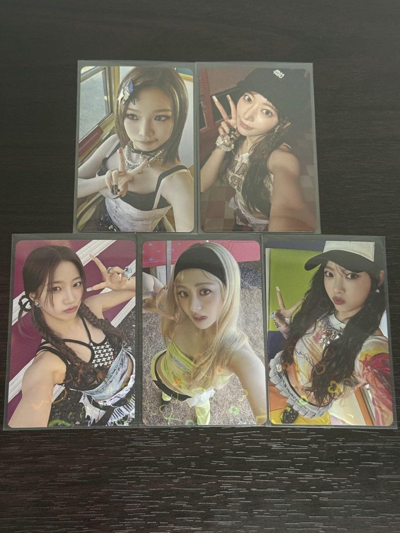 

[Б/У] le sserafim разные бонусные торговые карты при покупке в Weverse