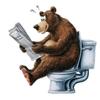 Funny Cat Dog Fox Tiger Animal on the Toilet Sticker Bathroom Toilet Cover Sticker Wall Sticker WC Home BathRoom Waterproof Decoration S353