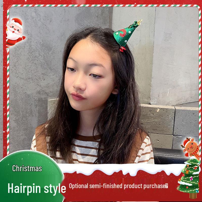 Cross-border Christmas Hair Clip: Cute Holiday Hairpin for Girls' Dress-up