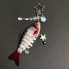 Lure Inspired Keychain Flexible Multi Joint Fish Keyring For Outdoor Enthusiasts Alloy Resin Key Holder Accessory