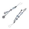 Handcrafted Beaded Phone Chain Lightweight Keychain Charm Portable Keyrings Accessory for Daily Use and Parties