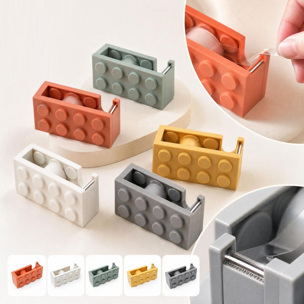 Desktop Tape Dispenser and School Stationery Tape Cutter for Student Supplies