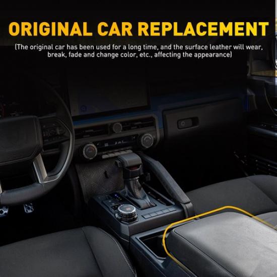 Fit Toyota Tacoma 2024-2025 Leather Black Center Console Armrest Cushion Cover V