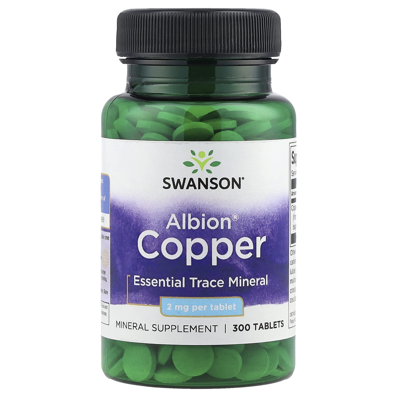 

Albion® Copper, 2Mg, 300 Tablets