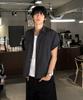 Dei [Summer] Roll-Up Two-Pocket Check Half Shirt