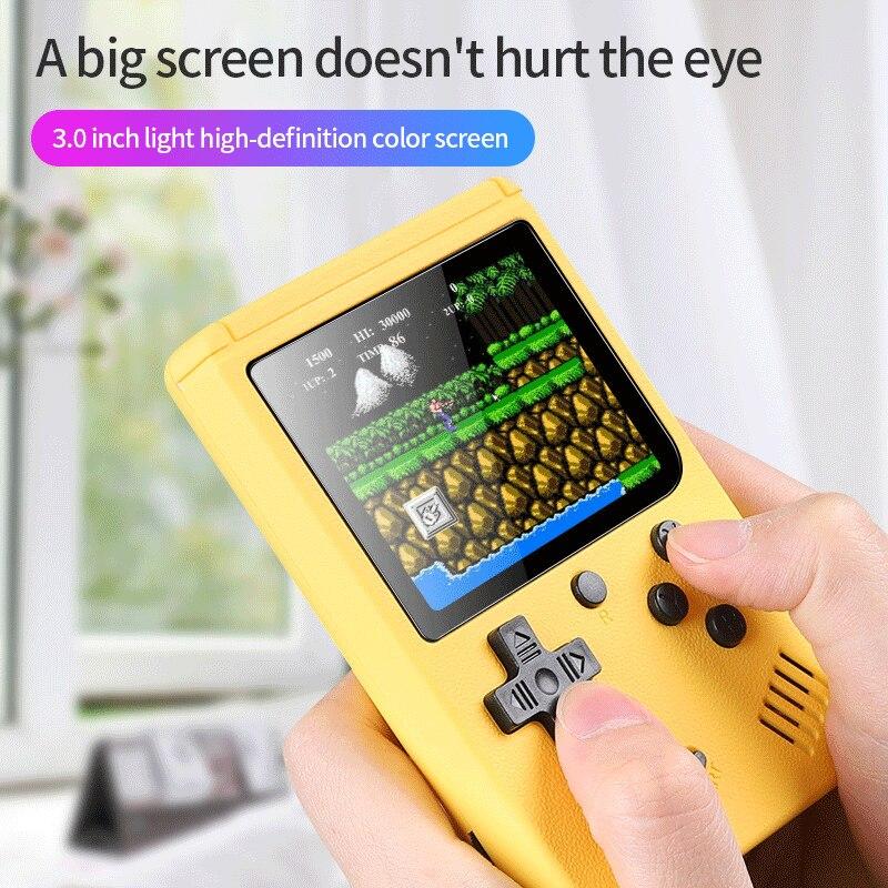 Retro Portable Mini Handheld Video Game Console 8 Bit 3.0 Inch Color LCD Kids Color Game Player Built In 500 Games