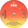 7inch Record REGULARS  That Little Girl SCBS7712 CBS 1979 UK Reggae Ska  Dub Used