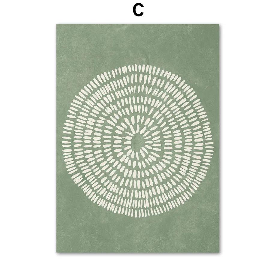 Nordic Abstract Boho Monstera Rainbow Leaf Sun Wall Art Posters and Prints Wall Pictures for Living Room Decor Canvas Painting