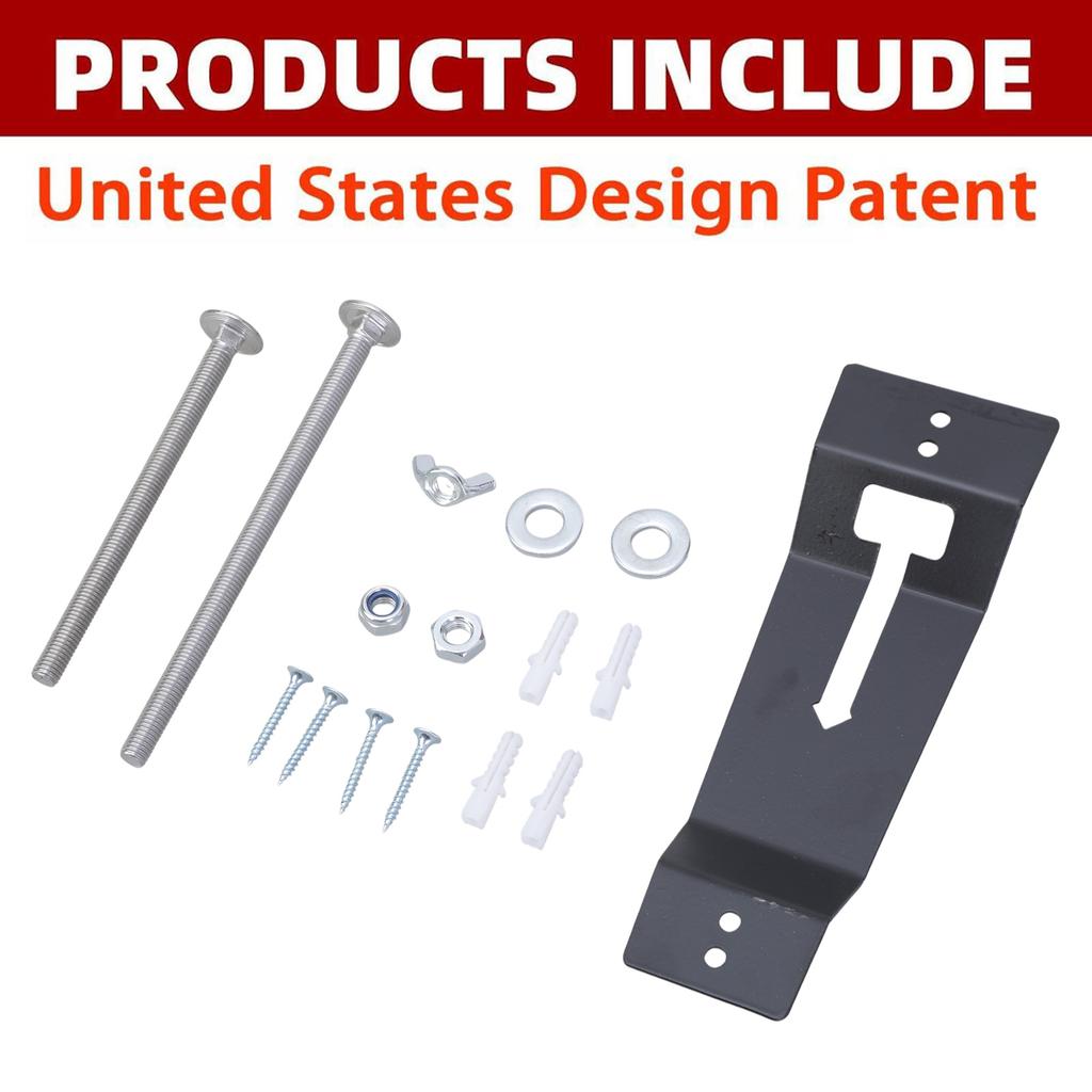 Upgrades Heavy Duty Spare Tire Carrier Mount for Trailers Secure Wall Brackets for Enclosed Utility Trailer Wheels