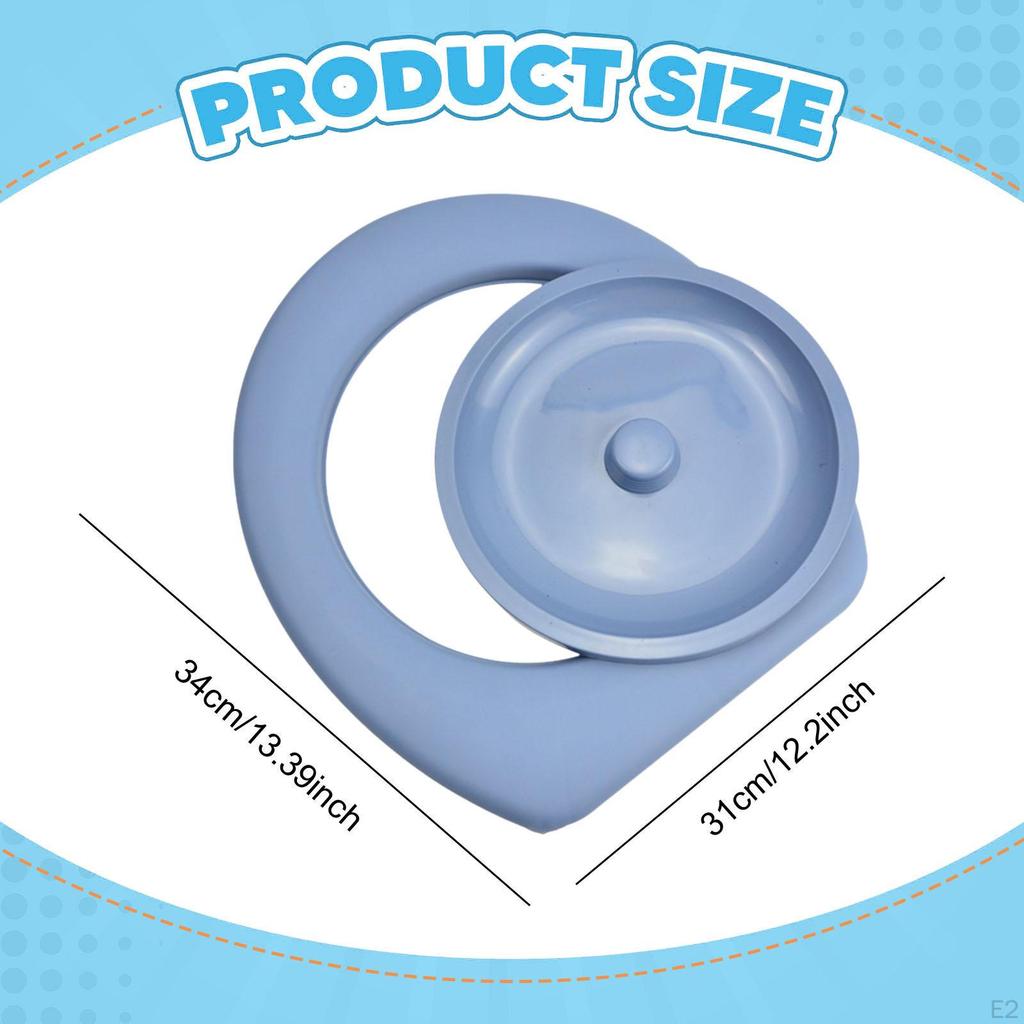 Sedile da toilette portatile da esterno per anziani, WC, Sedile da campeggio,