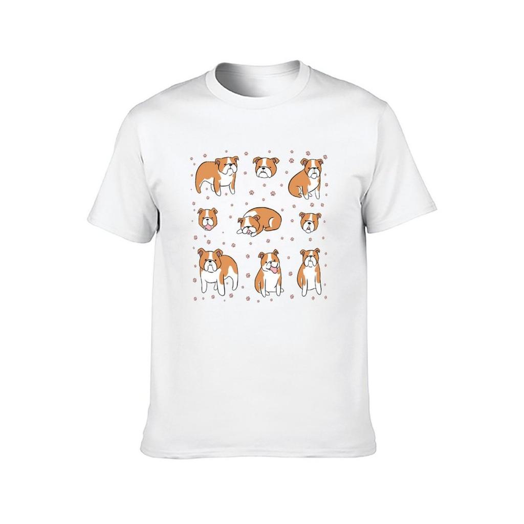 English Bulldog illustration pack TShirt man t shirt graphic man t shirt summer TShirt