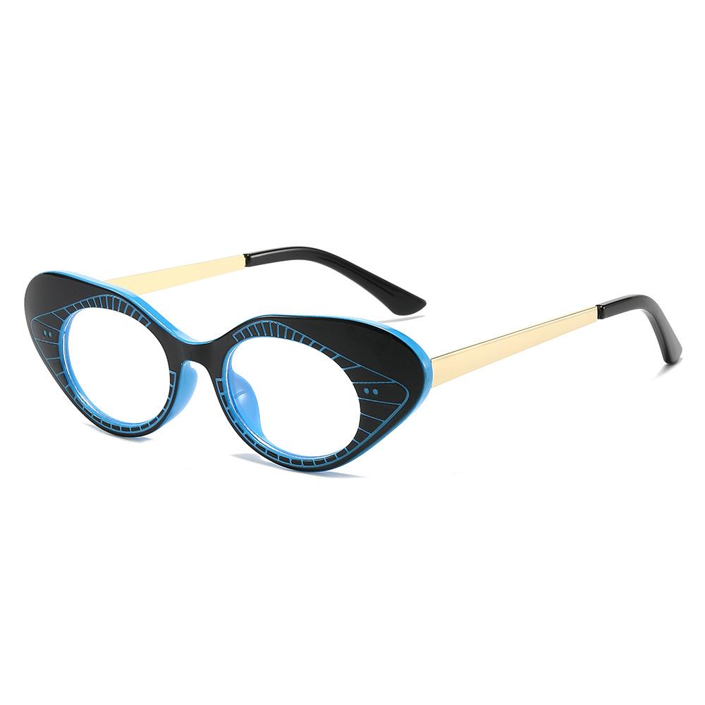 Anti-Blue Light Technology Cat Eye Flat Mirror Simple Glasses Frame Versatile Glasses Frame