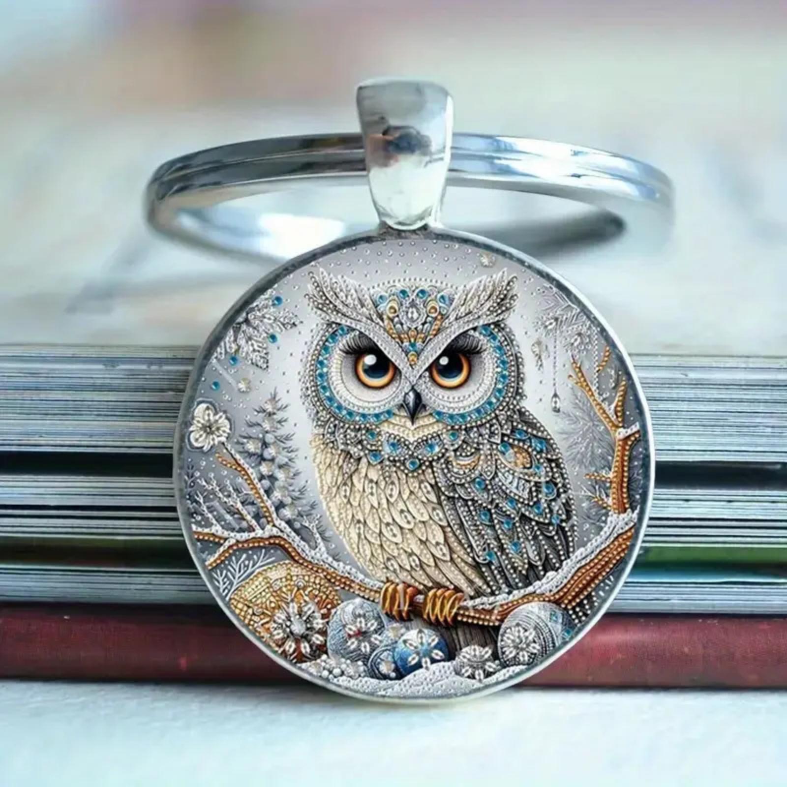 

Retro Owl Keychain Alloy Fashion Keyring One Size
