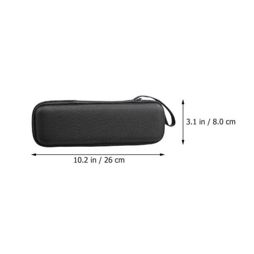 Totority Wireless Microphone Case - EVA Shockproof Zippered Bag for Handheld Microphones, Portable Storage Bag for Karaoke and Performances