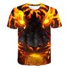 Summer Colorful Tiger 3D Digital Printed Animal T-shirt Men's Women's Short Sleeves Shirt