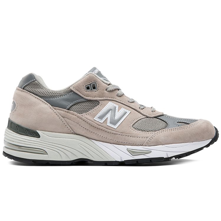 New Balance Herren 991 Made in England Grau Weiß Herren Sneaker M991GL
