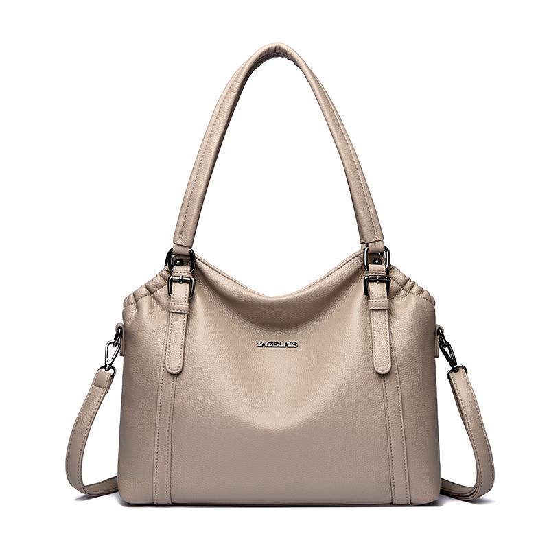 Damen Minimalistische Handtasche, Schultertasche mit großem Fassungsvermögen, Vintage Handtasche, Damenhandtasche, Modische Alltags-Schultertasche