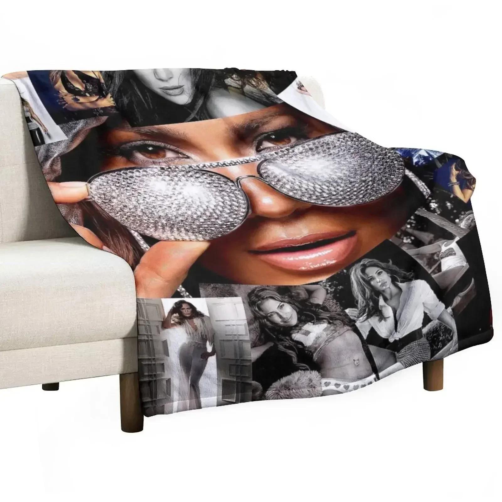 Jennifer Lopez Throw Blanket sofa bed Fluffys Large Luxury St Blankets 75X95CM