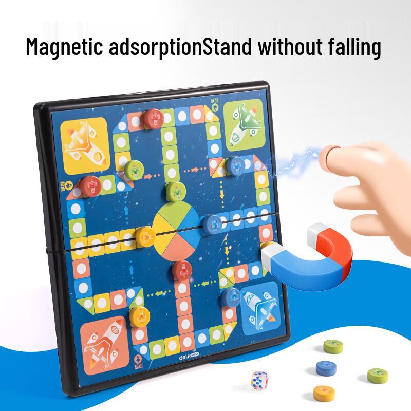 Deli YW175-F Magnetic Ludo Game Set
